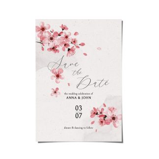 save-the-date-invitacion-boda-flores rosa