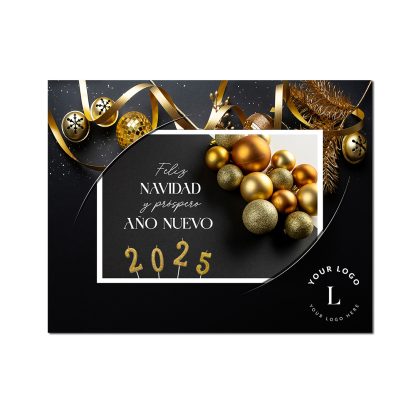 Tarjeta saludos Navidad y año nuevo digital #2828