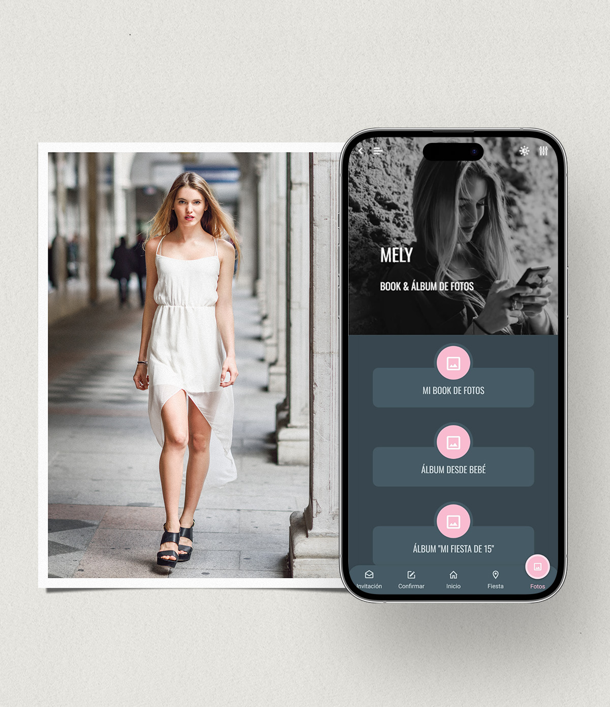 modulo-fotos-album-book-para-app-invitacion-evento