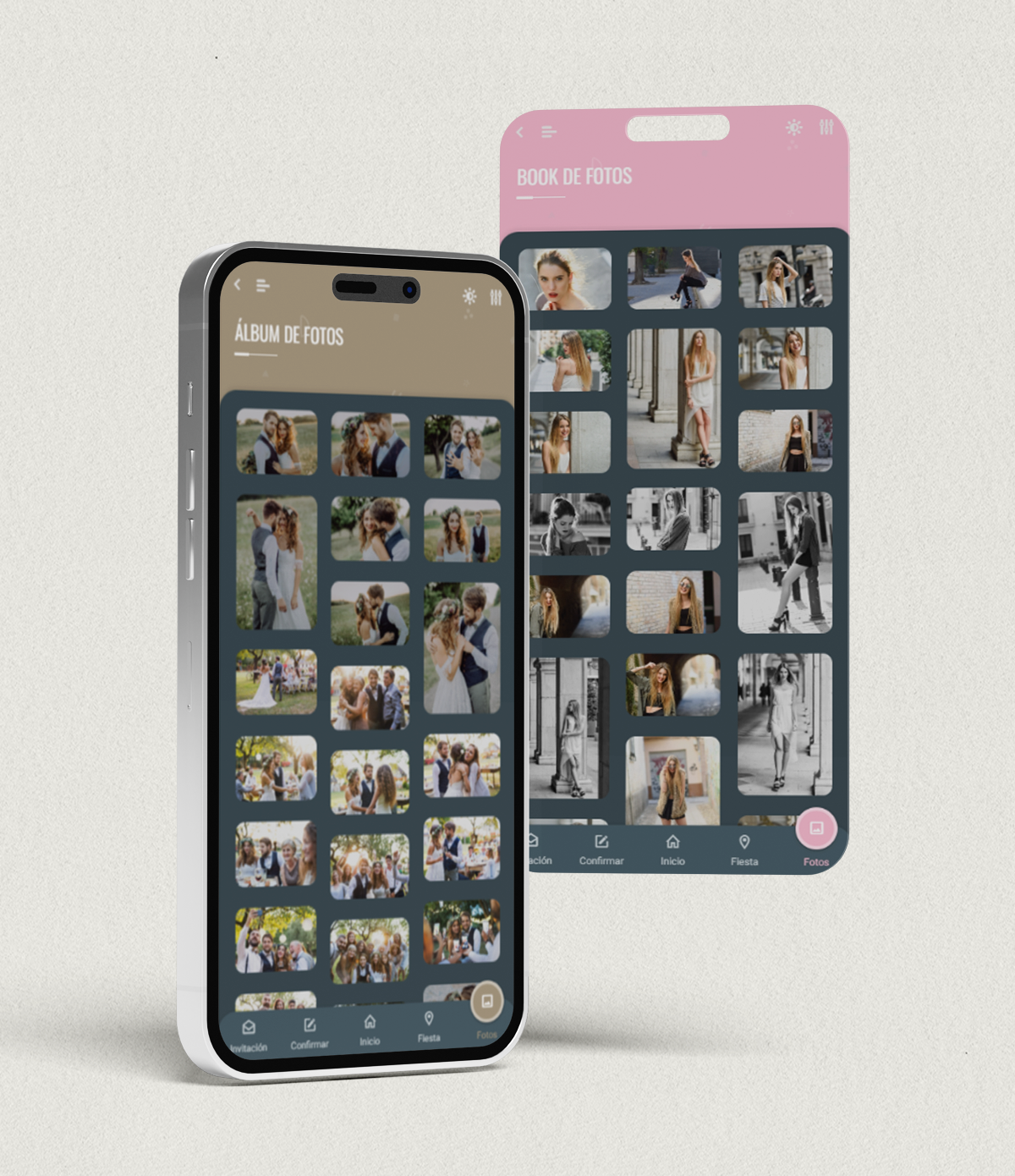 modulo-fotos-album-book-para-app-invitacion-evento