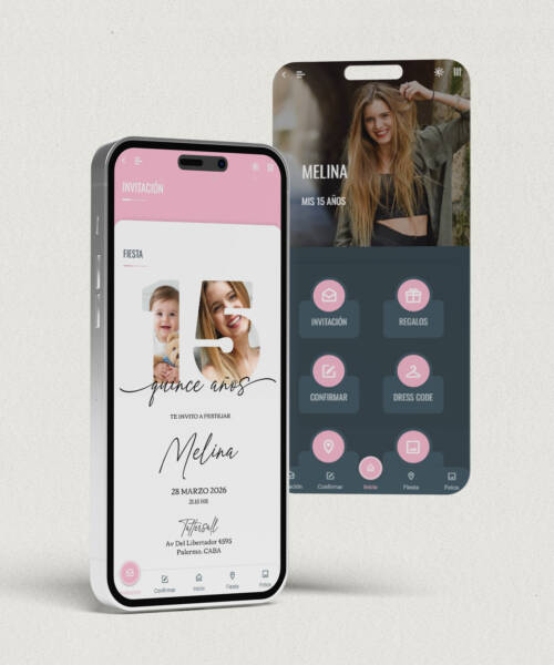 invitaciones-digitales-interactivas-cumpleaños-15-años-dulces-16-bat-mitzvah-original-elegante-con-fotos