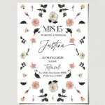 tarjetas-invitaciones-digitales-interactivas-cumpleaños-15-años-dulces-16-bat-mitzvah-original-elegante-flores-rosas