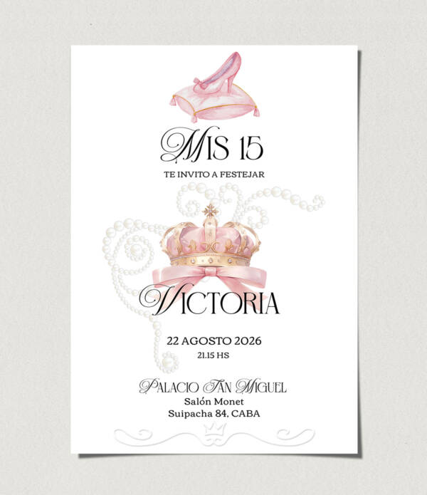 tarjetas-invitaciones-digitales-interactivas-cumpleaños-15-años-dulces-16-bat-mitzvah-original-elegante-corona-princesa