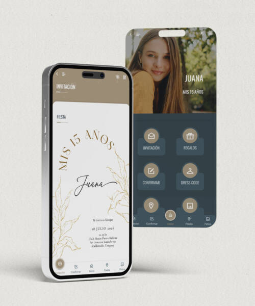 invitaciones-digitales-interactivas-cumpleaños-15-años-dulces-16-bat-mitzvah-original-elegante-minimalista-glitter-dorado