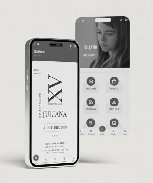 invitaciones-digitales-interactivas-cumpleaños-15-años-dulces-16-bat-mitzvah-original-elegante-minimalista