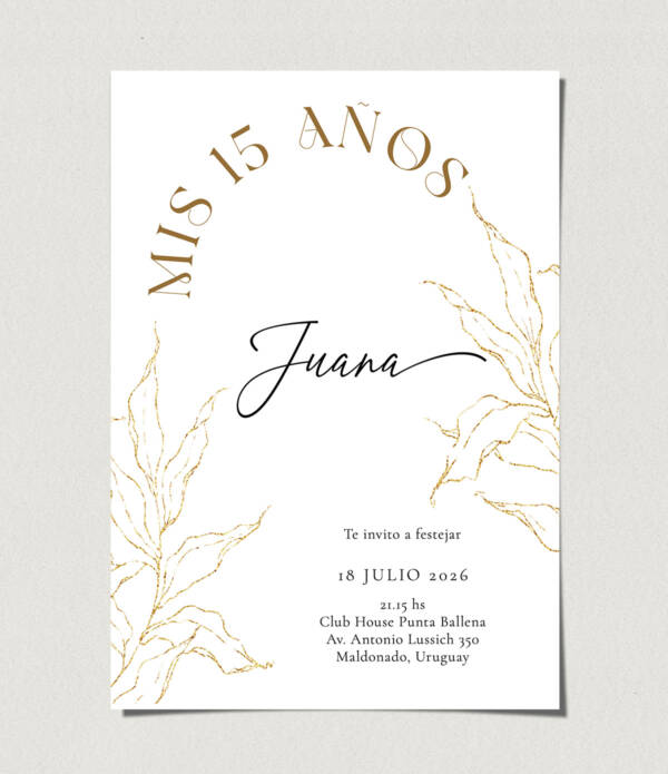 tarjetas-invitaciones-digitales-interactivas-cumpleaños-15-años-dulces-16-bat-mitzvah-original-elegante-minimalista-glitter-dorado