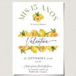 tarjetas-invitaciones-digitales-interactivas-cumpleaños-15-años-dulces-16-bat-mitzvah-original-elegante-frutas-limones