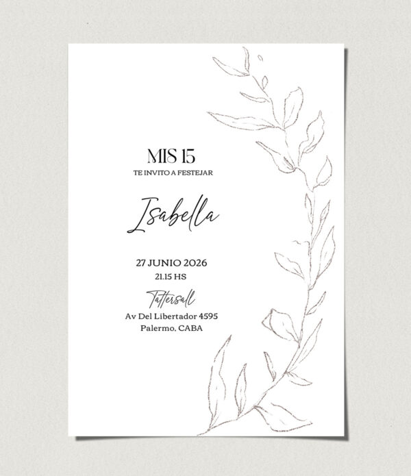 tarjetas-invitaciones-digitales-interactivas-cumpleaños-15-años-dulces-16-bat-mitzvah-original-elegante-minimalista-glitter-plateado