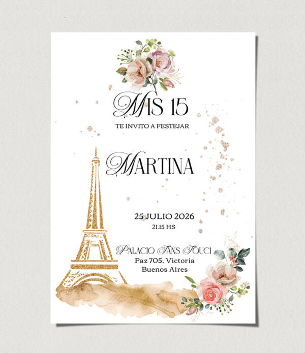 tarjetas-invitaciones-digitales-interactivas-cumpleaños-15-años-dulces-16-bat-mitzvah-original-elegante-paris-torre-eiffel