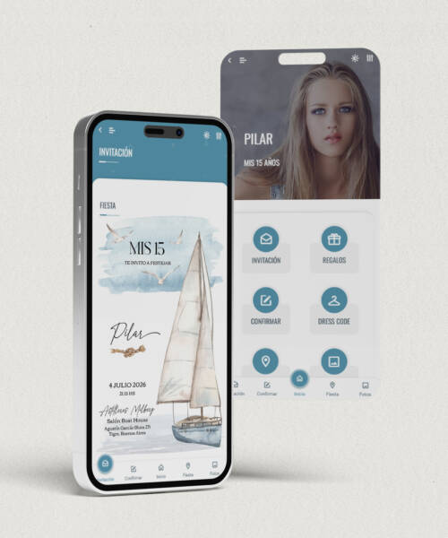 invitaciones-digitales-interactivas-cumpleaños-15-años-dulces-16-bat-mitzvah-original-elegante-nautica-marina