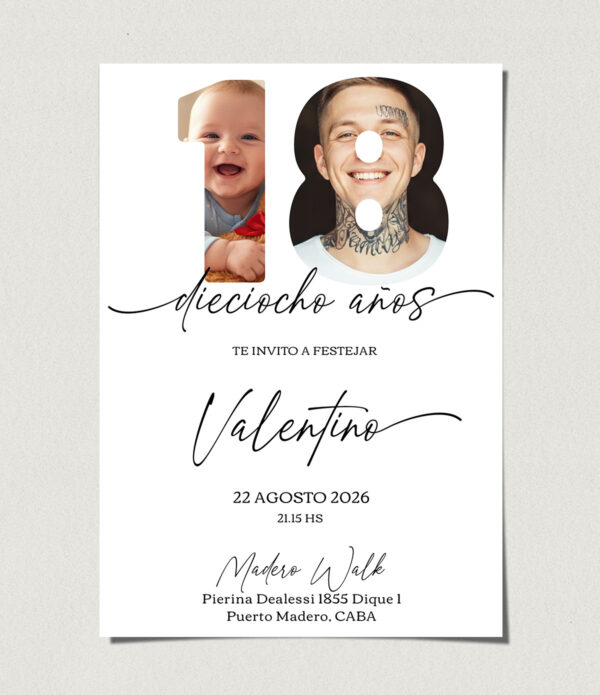 tarjetas-invitaciones-digitales-interactivas-cumpleaños-18-años-bar-mitzvah-original-elegante-con-fotos