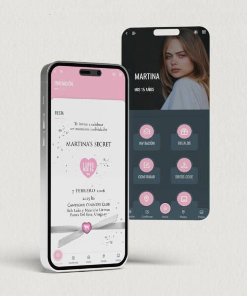 invitaciones-digitales-interactivas-cumpleaños-15-años-dulces-16-bat-mitzvah-original-elegante-victoria-secret-pink