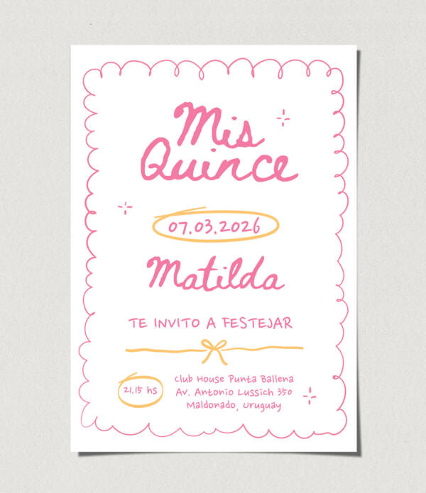 tarjetas-invitaciones-digitales-interactivas-cumpleaños-15-años-dulces-16-bat-mitzvah-original-elegante-diseño-a-mano