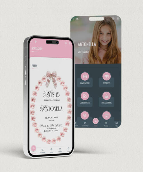 invitaciones-digitales-interactivas-cumpleaños-15-años-dulces-16-bat-mitzvah-original-elegante-rococo-rosas